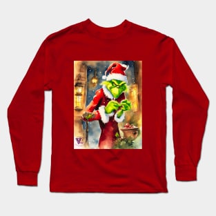 Grinch Scrooge Long Sleeve T-Shirt